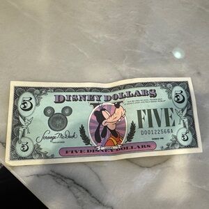 Disney Dollar Bill with Mickey Mouse 1988D uncirculated!!